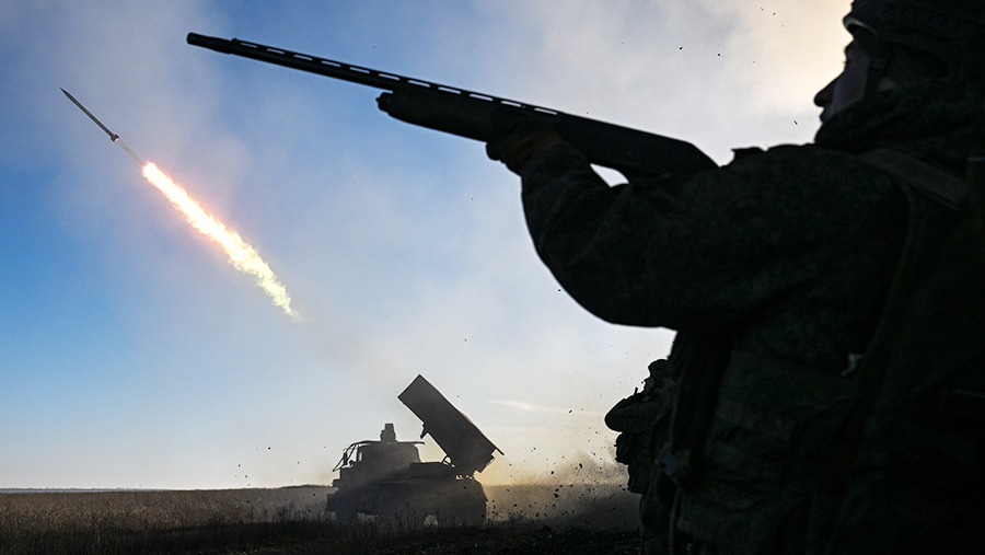 
                    Расчеты РСЗО &laquo;Град&raquo; нанесли артиллерийский удар по позициям ВСУ в зоне СВО

        